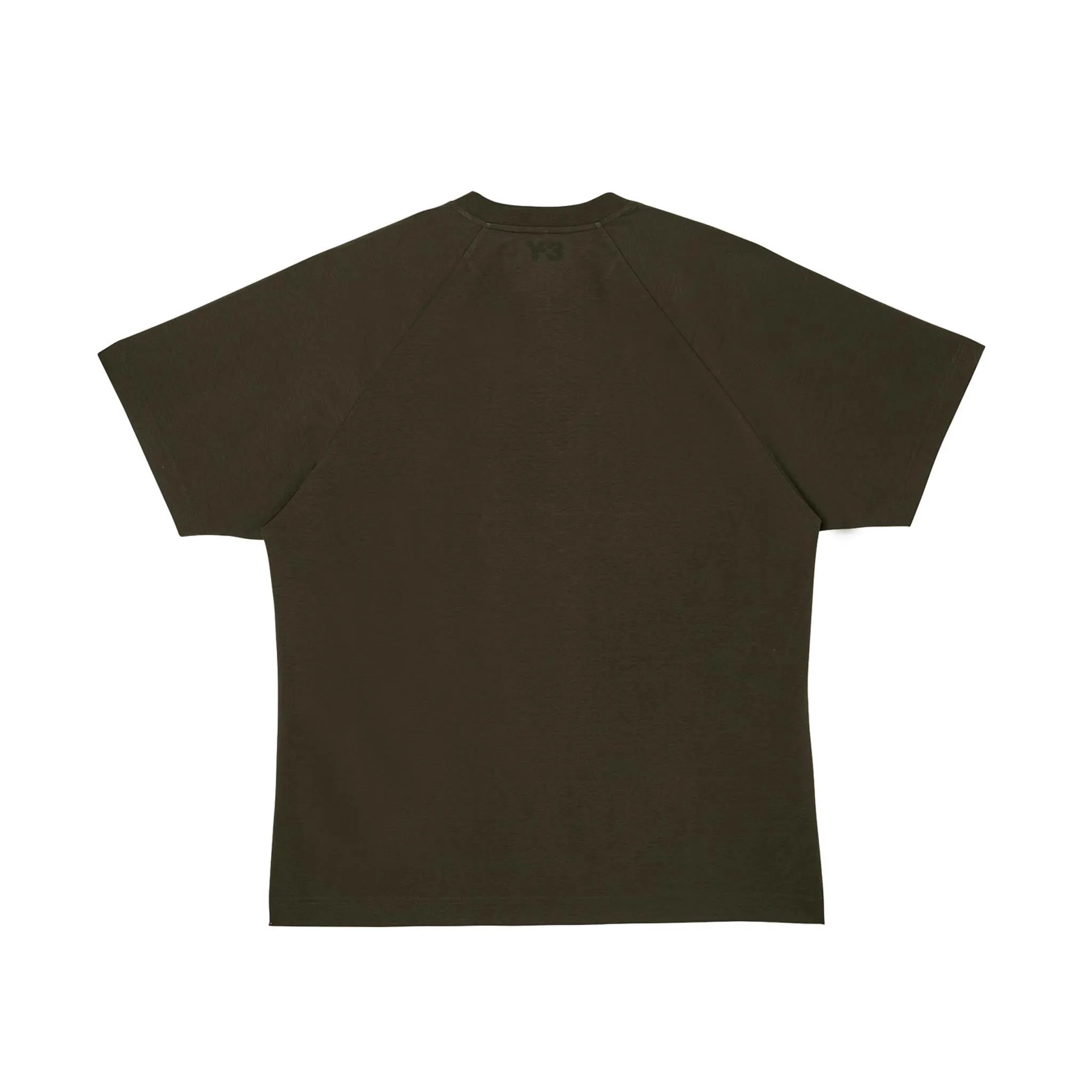 ADIDAS Y-3 Classic Paper Jersey Pocket Tee Khaki