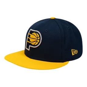 Adult Indiana Pacers Primary Logo Two-Tone 59Fifty Hat in Navy by New Era