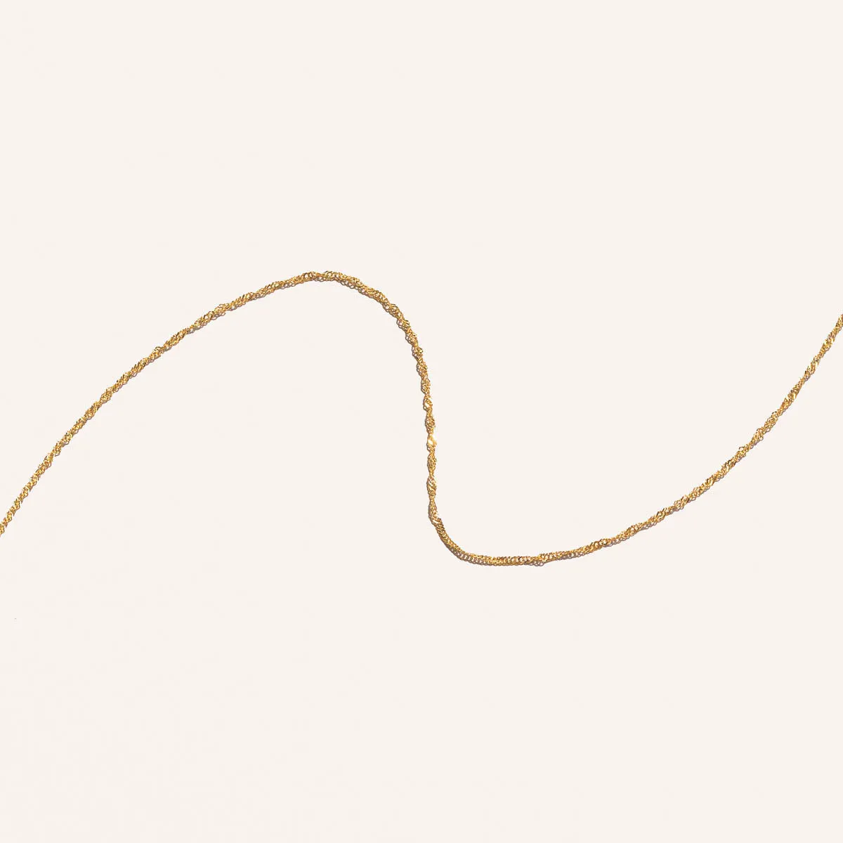 Astrid Chain Necklace in Solid Gold