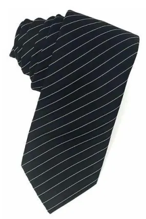 Black Newton Stripe Necktie