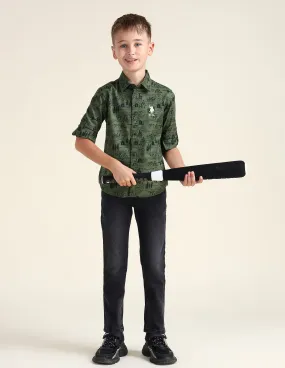 Boys Pure Cotton Regular Fit Shirt