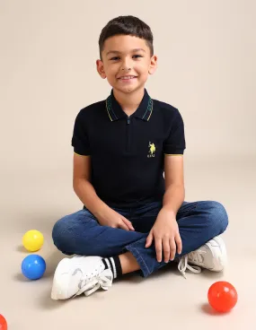 Boys Regular Fit Polo Shirt