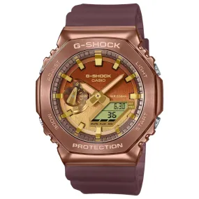 Casio G-Shock Analog-Digital Rose Gold Dial Men's Watch | GM-2100CL-5ADR