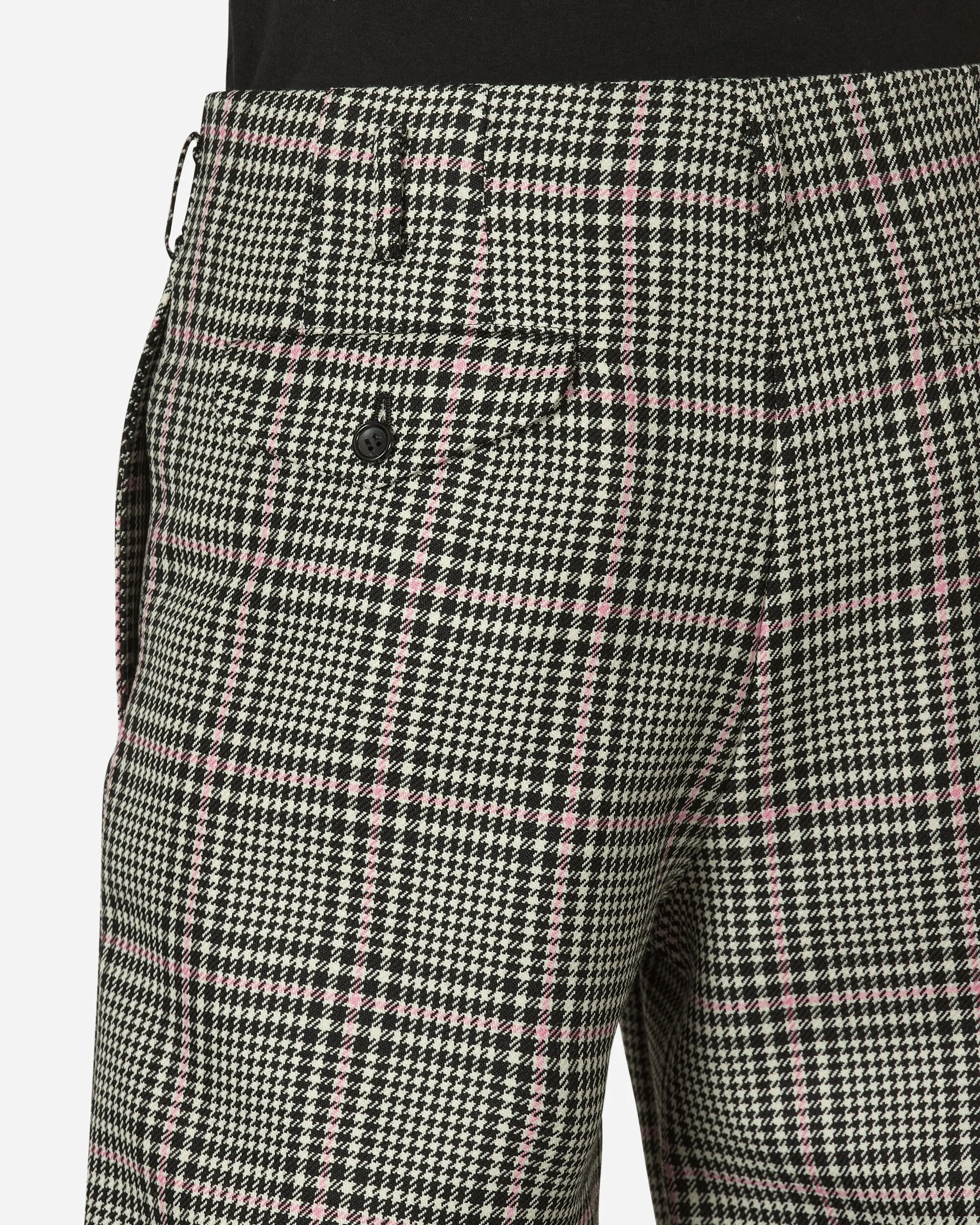 Checked Wool Shorts Multicolor