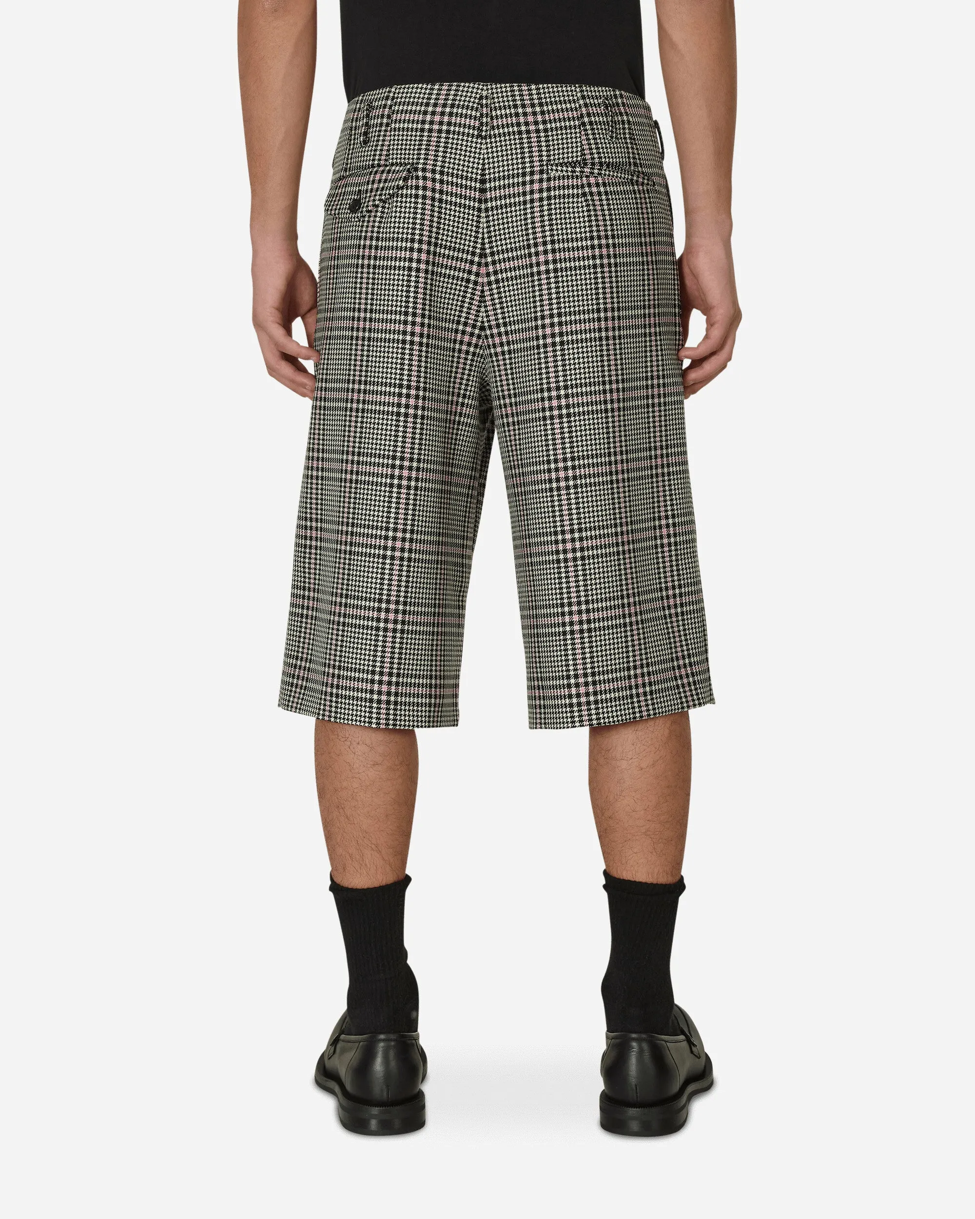 Checked Wool Shorts Multicolor