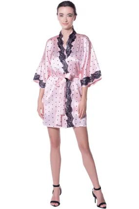 Christine Amelie Short Robe, Amelie Print (AME4002)