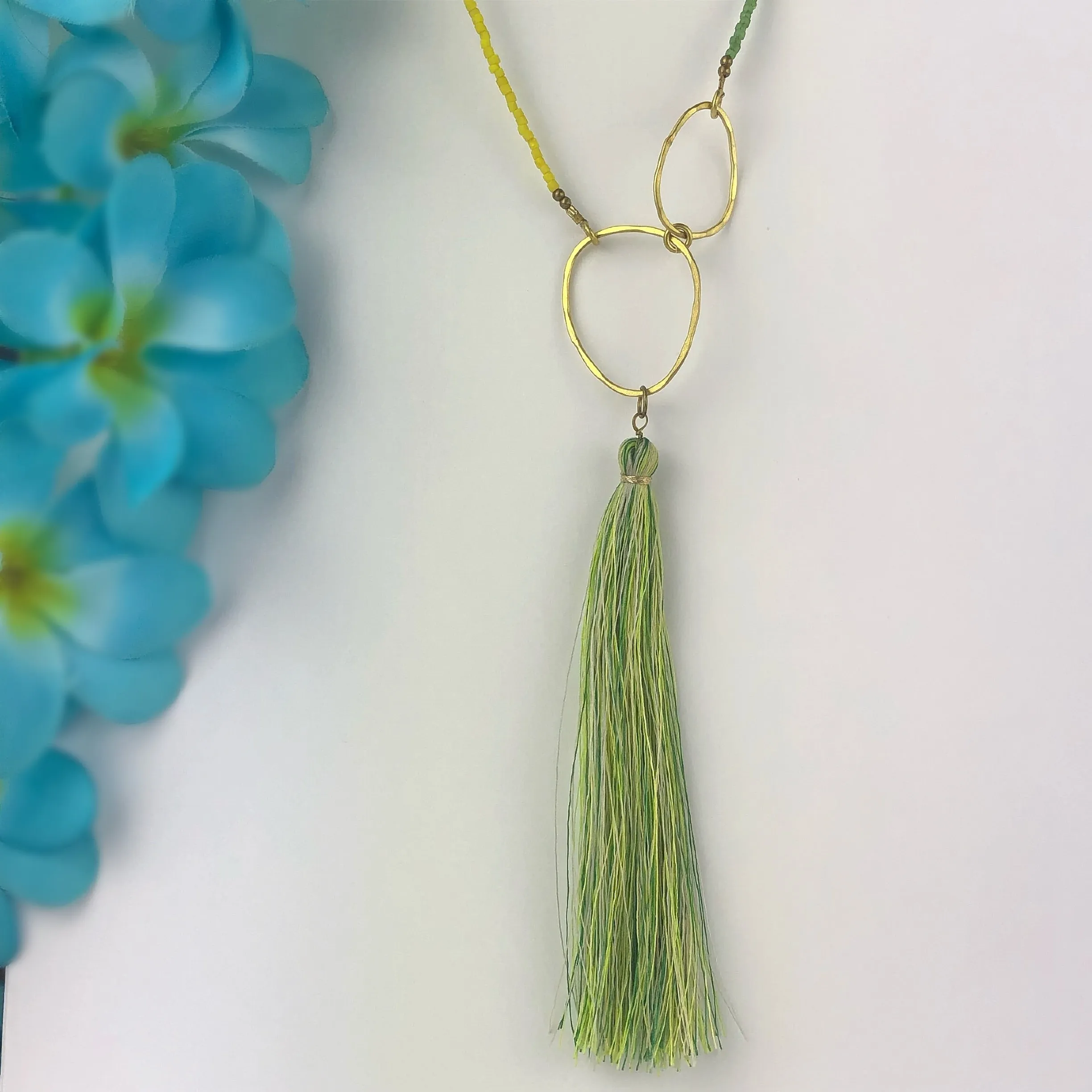 Citrus Tassel Necklace - VNKL203