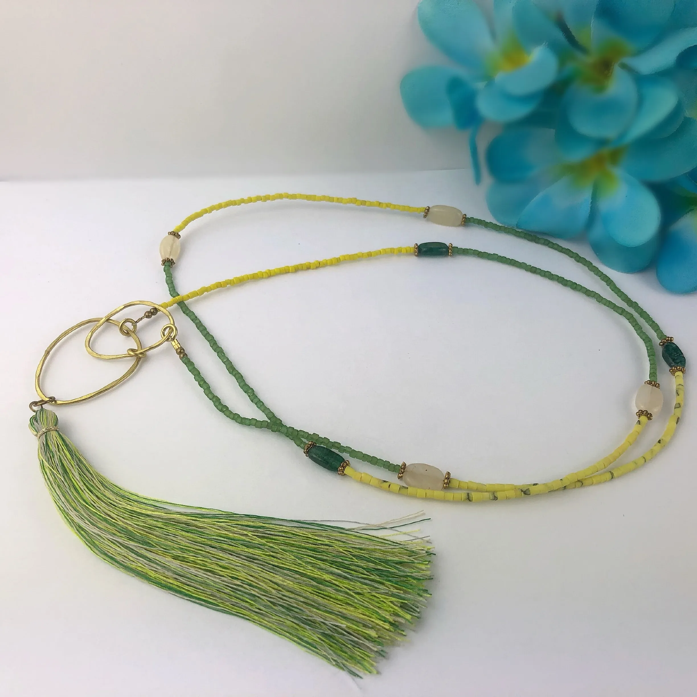 Citrus Tassel Necklace - VNKL203