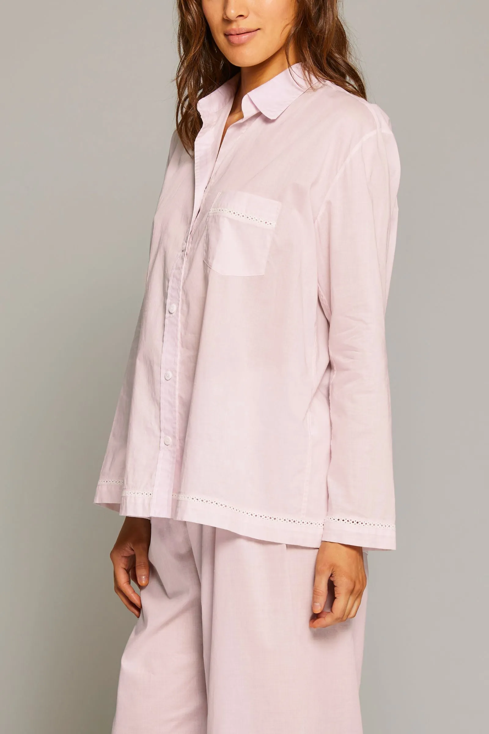 Classic Style Pajama Set - Pink