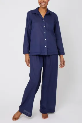 Classic Style Pajama Set - Royal Navy