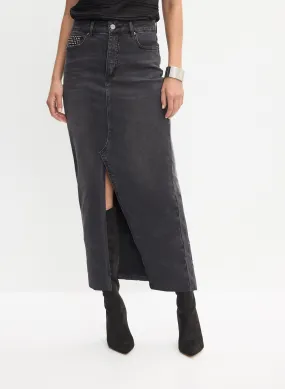 Denim Maxi Skirt