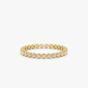 Diamond Solid Gold Eternity Ring, Camila