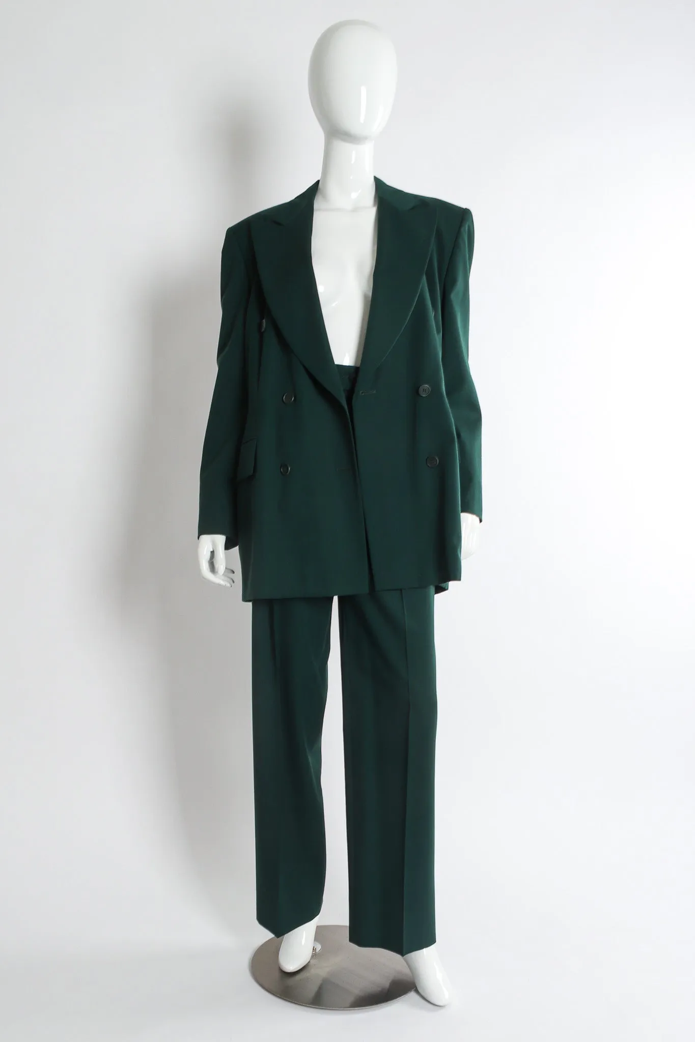 Double Breasted Blazer & Pant Suit Set