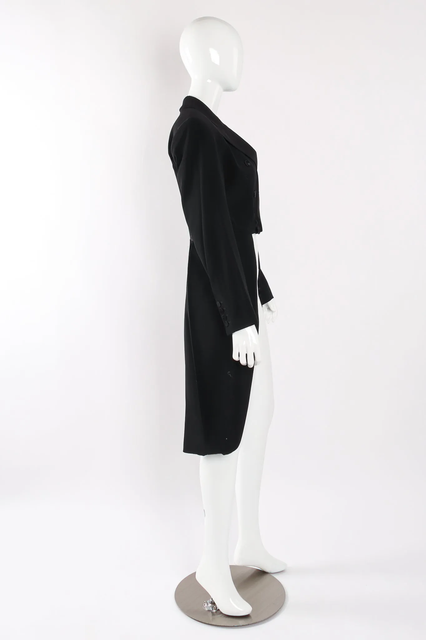 Double Breasted Long Tailcoat