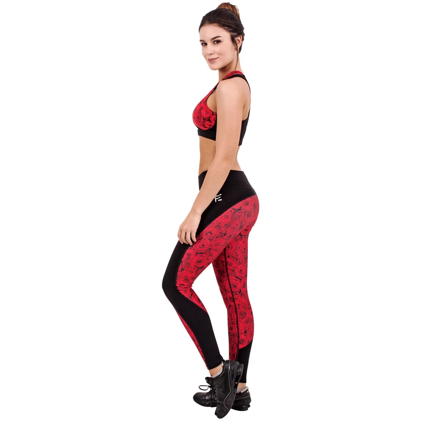 FLEXMEE 946070 | Luxury Roses Sublimated Active Sports Leggings | Polyamide