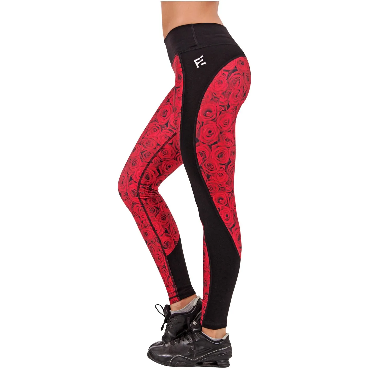 FLEXMEE 946070 | Luxury Roses Sublimated Active Sports Leggings | Polyamide