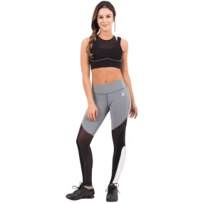 FLEXMEE 946073 Waves Mid Rise Sport Leggings | Supplex 360