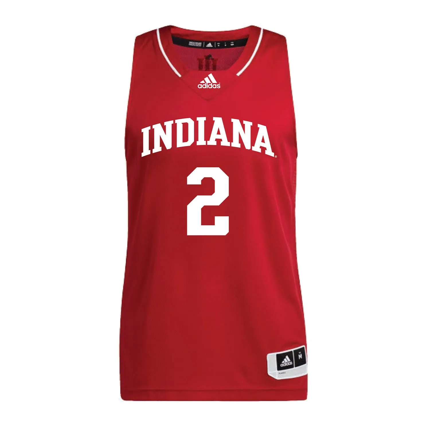 Indiana Hoosiers Adidas Men's Basketball Crimson Student Athlete Jersey #2 Gabe Cupps