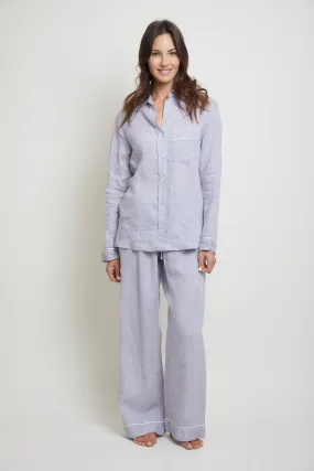 Linen Congo Pajama Set - Heather Grey