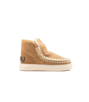 Mou Eskimo Sneaker Bold Glit Logo Tobacco Woman