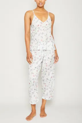 New York City Cami Crop Pant PJ Set