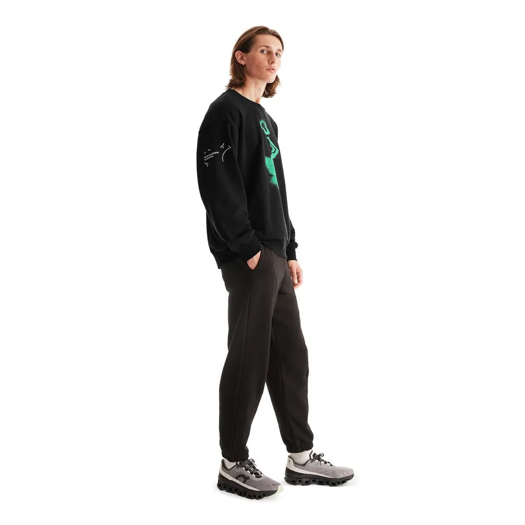 On Men's Graphic Club Crew Black / Mint