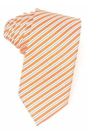 Orange Newton Stripe Necktie