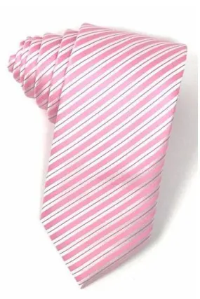 Pink Newton Stripe Necktie