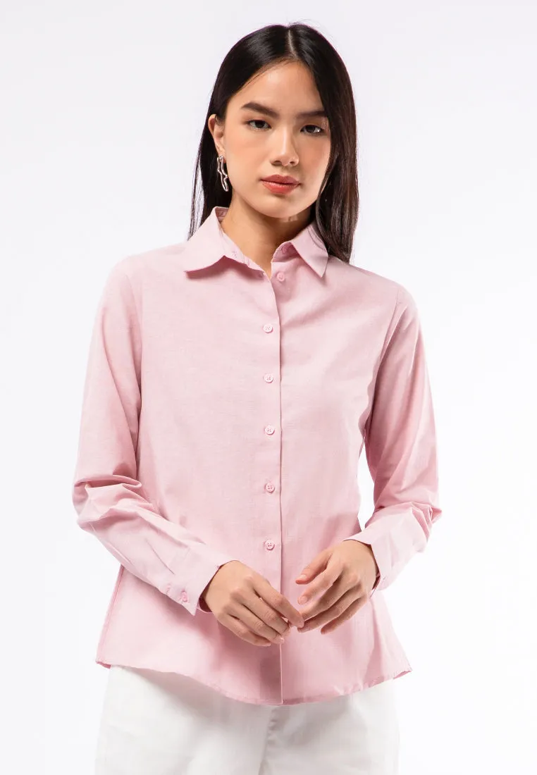 Regular Fit Long Sleeve Blouse