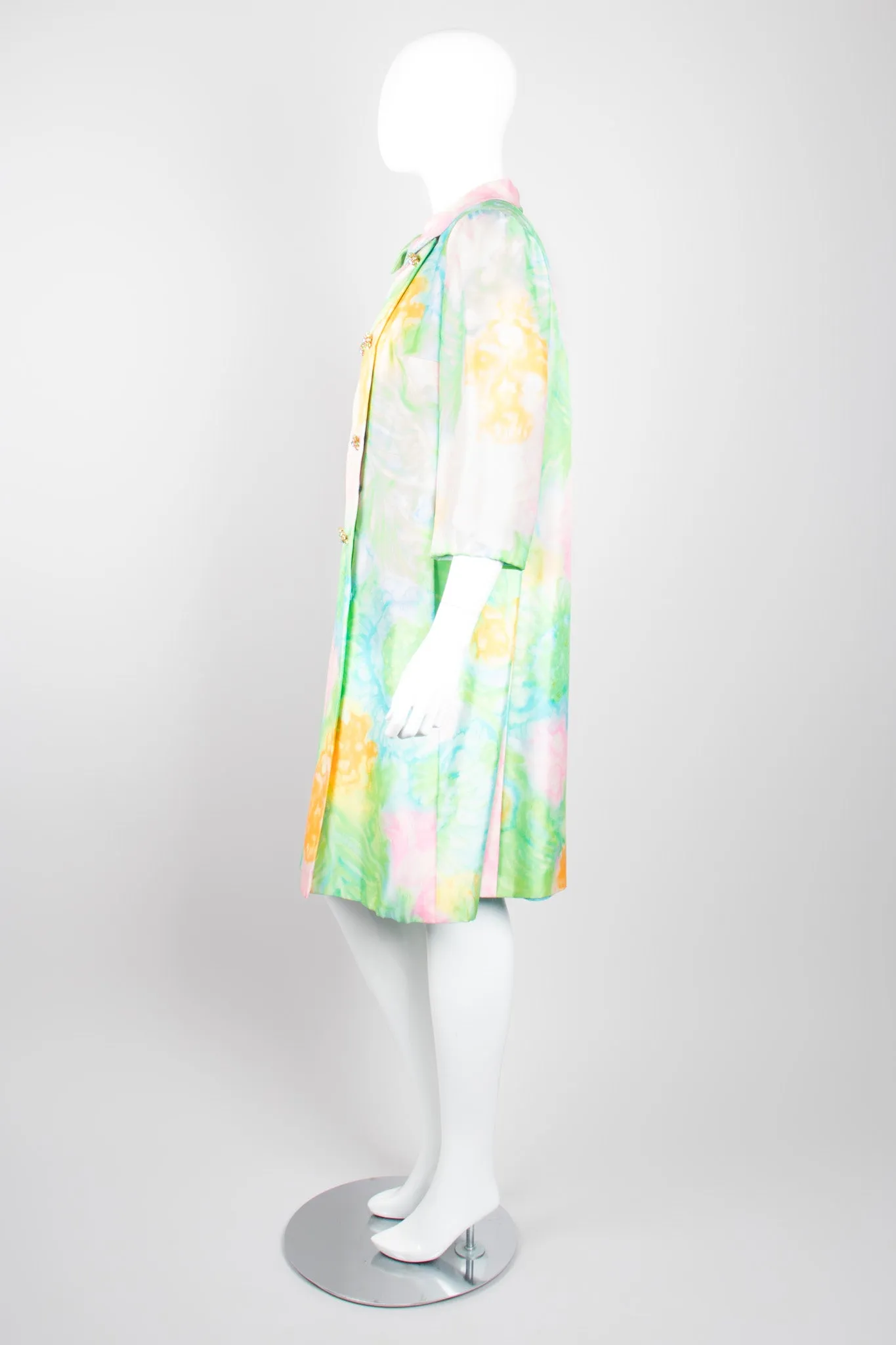 Silk Watercolor Coat