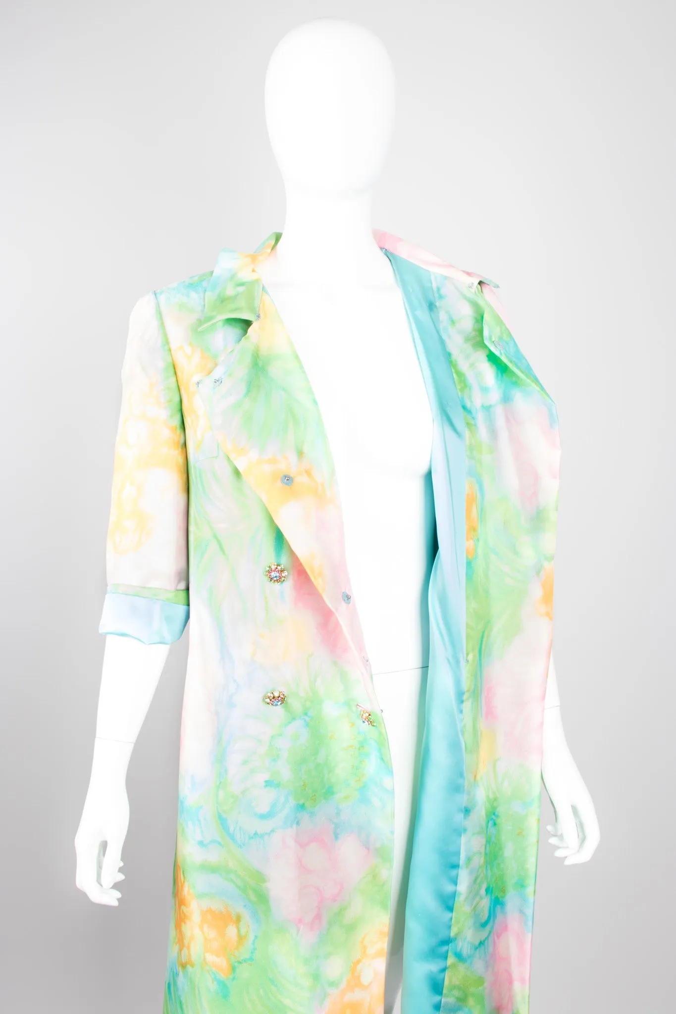 Silk Watercolor Coat