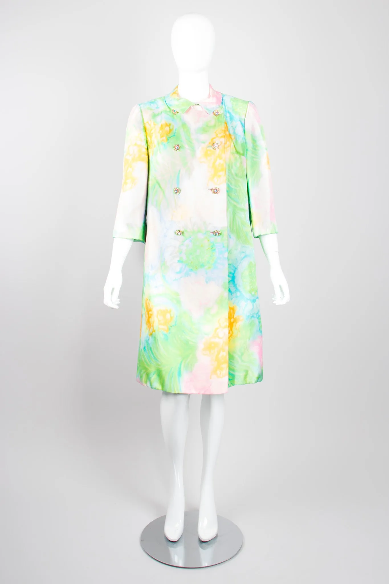 Silk Watercolor Coat