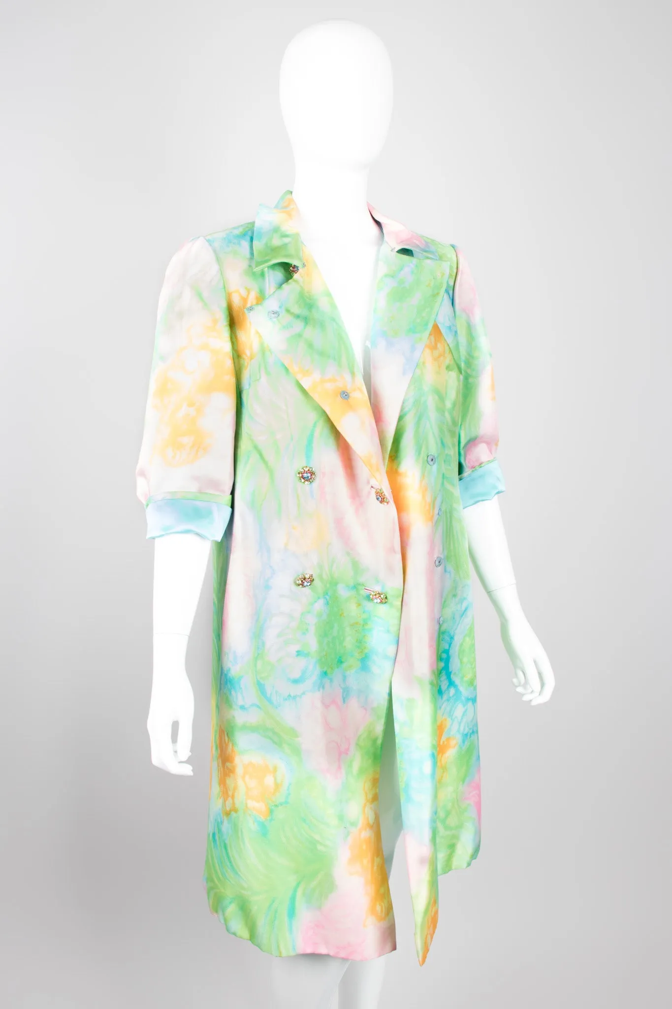 Silk Watercolor Coat