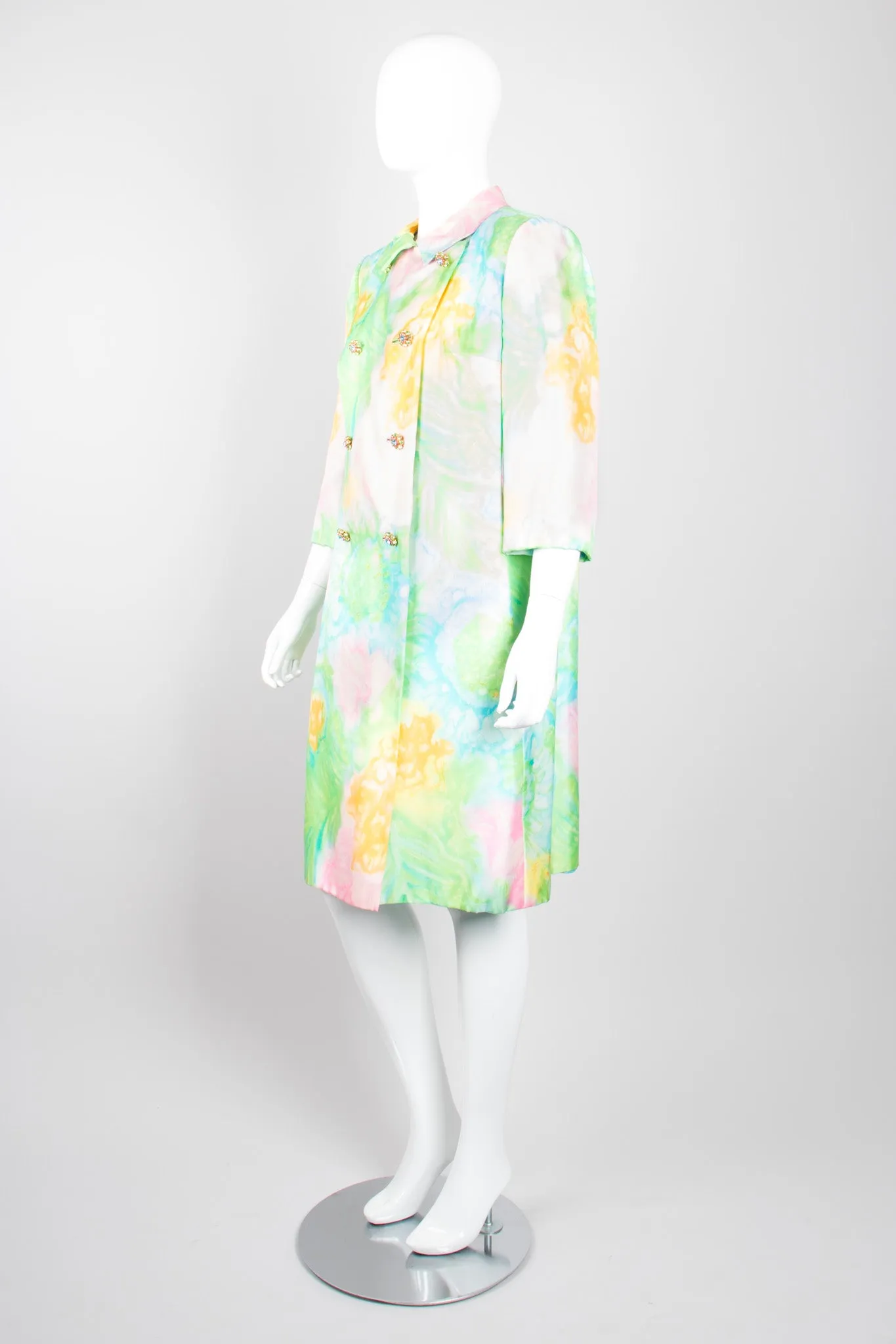 Silk Watercolor Coat