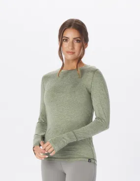 Simplicity Long Sleeve: Chive Heather