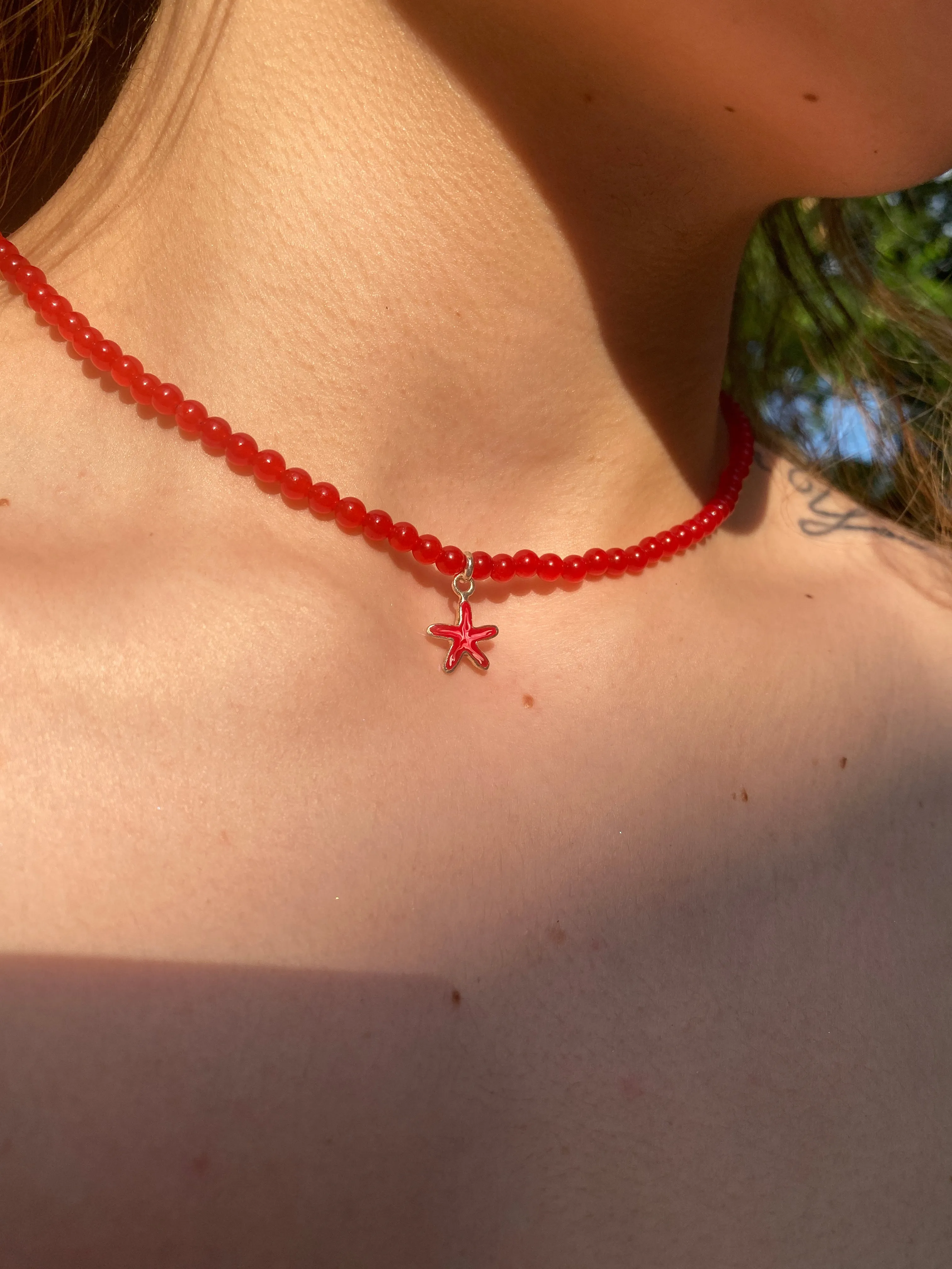 Starfish Beaded Necklace