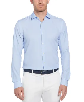 Total Stretch Micro Check Print Shirt