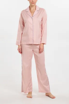 Wide Leg Sport PJ Set - Peach Whip